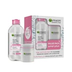 Buy Garnier Classic Micellar Water 400ml With 25 Cotton Pads in UAE