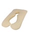 Generic - U-Shaped Maternity Pillow Cotton Beige 120x80centimeter
