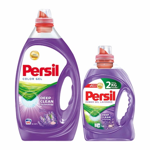 Persil color and power gel deep clean technology lavender 2.9 L + 1 L