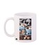 Peace Love Joy Printed Mug White/Blue/Brown Standard Size