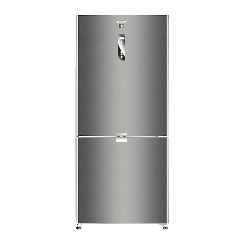 Sharp Refrigerator Inverter Digital with Bottom Freezer - 558 Liter - Dark Stainless - SJPV73KDST