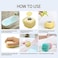 Marrkhor Silicone Body Scrubbers Brush For Use In Shower, Silicone Massage Exfoliating Bath Brush With Soap Dispenser, Deep Cleaning