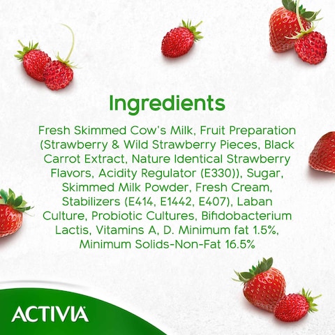 Activia Drinkable Strawberry Yogurt 280ml