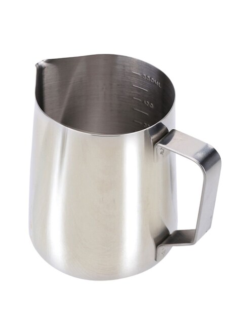 Generic Stainless Steel Milk Foam Measuring Cup H15954S Silver 10.5 X 7.5 X 9cm