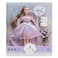 Hk Emily Fashion Doll With Cat Purple