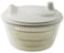 Generic Vegetables Fliter- With Lid, White, 23X14cm