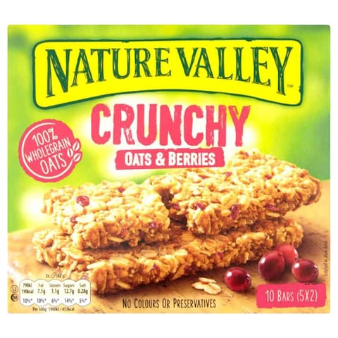 Nature Valley Crunchy Oats And Berries Granola Bar 42g x Pack of 5