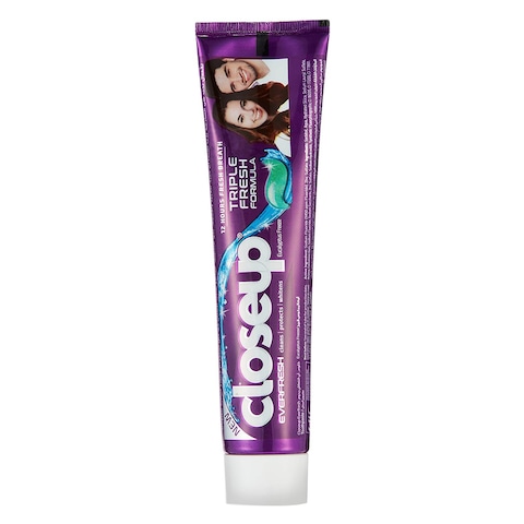 Close Up Triple Fresh Gel Toothpaste Menthol Fresh 120ml