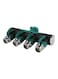 Generic 4-Way Hose Splitter Black/Green/Silver 0.75Inch