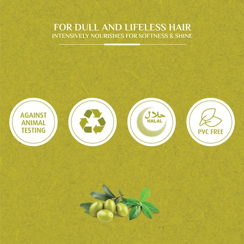 Dabur Vatika Naturals Olive Henna Nourish And Protect Shampoo White 400ml