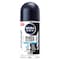 NIVEA MEN Antiperspirant Roll-on for Men Black and White Invisible Protection Fresh 50ml