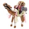 Camel Loaded With Leather Animal Figure Multicolour 10cm
