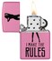 Zippo Lighter Model 238 Ci412242 I Make The Rules Design