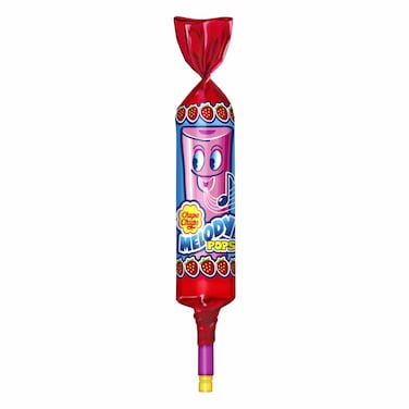 Chupa Chups Strawberry Melody Pops Lollipop 15g