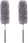 Marrkhor 2Pcs Microfiber Dust Brush Adjustable Stretch Extend Feather Duster Static Dusting Household Cleaning Brush Supplies
