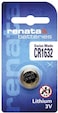 Renata CR1632 Swiss Made Lithium 3V Batteries - 10 Pieces
