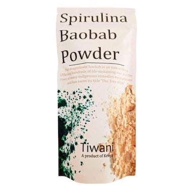 Tiwani Spirulina Baobab Powder 80g