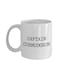 muGGyz Printed Ceramic Coffee Mug White