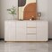 AWD Sideboard Buffet Cabinet Wooden Modern Storage Cabinet for Kitchen Dining room Living room - Off White