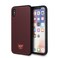 Maserati - Apple iPhone X Case, Granturismo GT Acrylic Case Compatible with iPhone X and support wireless charging Luxury and Full protection in one, Easy access to any Ports, CG Mobile Officially Licensed - Burgundy