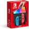 Nintendo Switch - OLED Model, Neon Red &amp; Neon Blue Joy Con