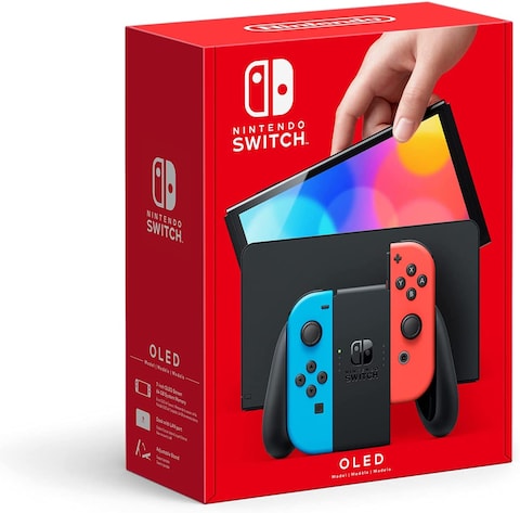 Nintendo Switch - OLED Model, Neon Red & Neon Blue Joy Con Online |  Carrefour UAE