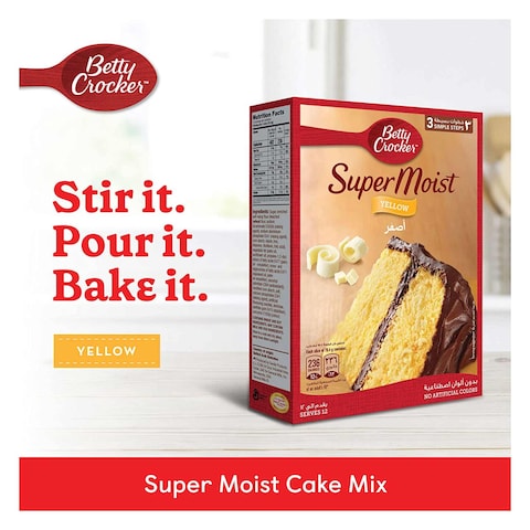 BETTY CROCKER CAKE MIX YELLOW 517GR