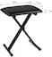 Mike Music Piano Bench, X-style Keyboard Bench Padded Seat, Black(Adjustable Keyboard Bench, black)