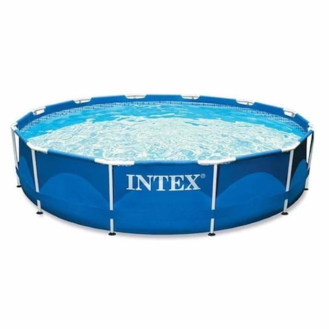 Intex 28210 Metal Frame Swimming Pool - 366&times;76 Cm - Blue