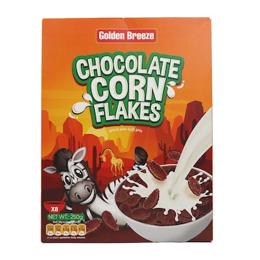 Golden Breeze Cereal Flakes Chocolate - 250 gm