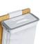 Attach A Trash Hanging Trash Bag Holder White/Grey 24.3x3x10.2centimeter