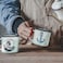 Biggdesign Anemoss  Sailor Girl and Anchor Enamel Mugs Set Pack of 2, Enamel Camping Mug, Enamel Coffee Mug, Backpacking Mug, Campfire Mug,  Drinking Cup for Kitchen, Campfire, Home and Travel