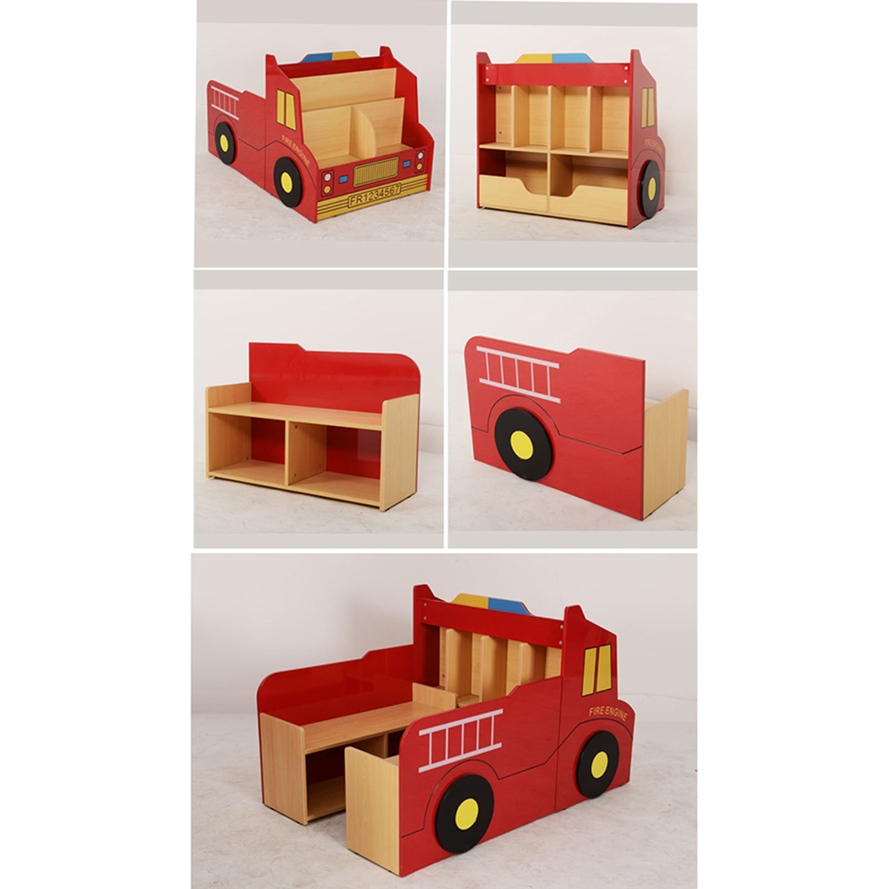 Kindergarten Activity Area Children&#39;s Furniture Storage Cabinet Bookshelf