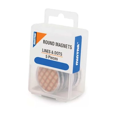 منترا مغناطيس دائري - شكل خطوط ونقط - 5 قطع