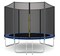 Trampoline 8Ft, High Quality Kids Trampoline Fitness Exercise Equipment Outdoor Garden Jump Bed Trampoline With Safety Enclosure