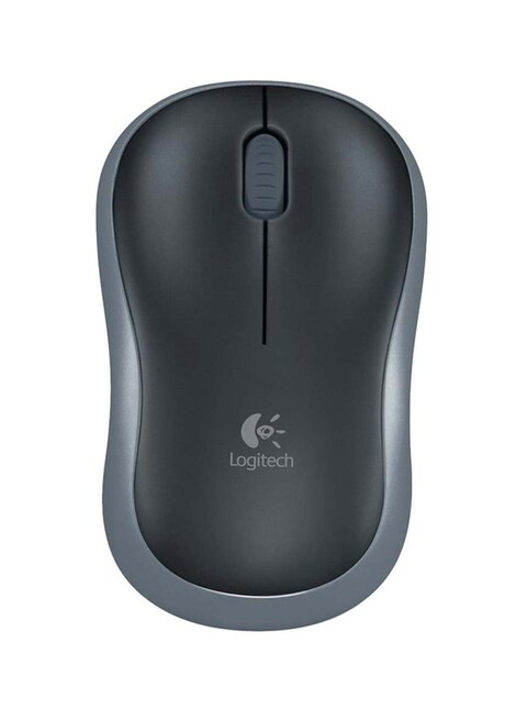 Logitech - M185 Wireless Optical Mouse Black