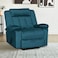 In House Velvet Classic Recliner Chair - Dark Turquoise - AB05
