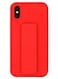 Focus Finger Grip Holder And Standing Cover With Car Magnetic Multi-Function Shockproof Protective Case Cover For Iphone Xs Max Red