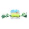 Solei Toss And Floss Dog Toy No. R390.