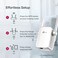 Tp-Link N300 Wifi Extender(Tl-Wa855Re)-Covers Up To 800 Sq.Ft, Wifi Range Extender Supports Up To 300Mbps Speed, Wireless Signal Booster And Access Point For Home, Single Band 2.4Ghz Only