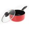 MyChoice Non-Stick Saucepan With Lid Red 20cm
