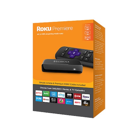 Roku Premiere+ Streaming Media Player - Black