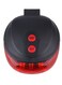 Generic 5 LED Lazer Cycling Bike Light Rear Lamp 9X8X4cm
