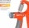 Hand Grips Strengthener with Counter, Adjustable Grip Strength Trainer, Hand Exerciser with Stainless Steel Spring, Non-Slip Gripper, Gripster for Strong Wrists, Fingers, Forearm, Hands, Arm (Orange)