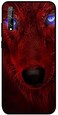 Theodor - Huawei Y8P Case Cover Red Wolf &amp; Blue Eyes Flexible Silicone Cover