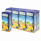 Buy Lacnor Mango Juice No Added Sugar 180ml Pack of 8 in UAE