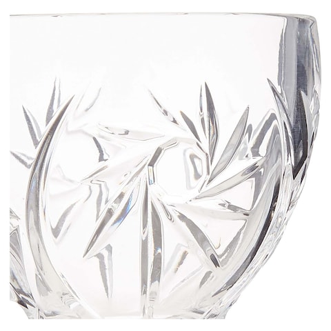 Irena Pinwheel Tea Cup Set - 6 Pieces - 205 ml - Clear