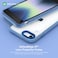 Amazing Thing Titan Pro designed for iPhone SE 3 (2022) case cover - Clear/Blue