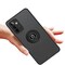 Protective Matte Ring Case Cover For Samsung A72 4G Black