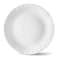 LARAH WHITE OPAL DINNER PLATE